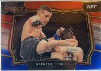 Kai Kara-France 2023 Panini Select UFC Octagonside #281 Red Blue Prizm