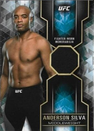 Anderson Silva 2017 Topps UFC Knockout Knockout Relics #KR-AS Red