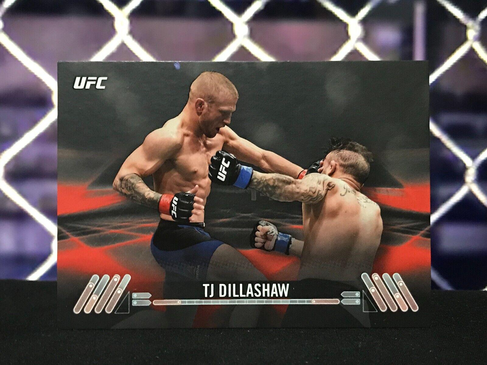 TJ Dillashaw 2017 Topps UFC Knockout Base #14 Red