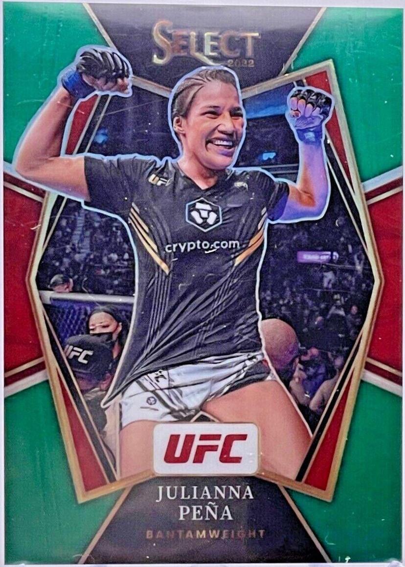 Julianna Peña 2022 Panini Select UFC Premier Level #183 Green