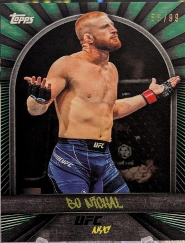 Bo Nickal 2024 Topps UFC NYC Base #5 Green