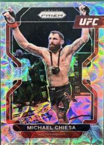 Michael Chiesa 2022 Panini Prizm UFC Base #110 Premium