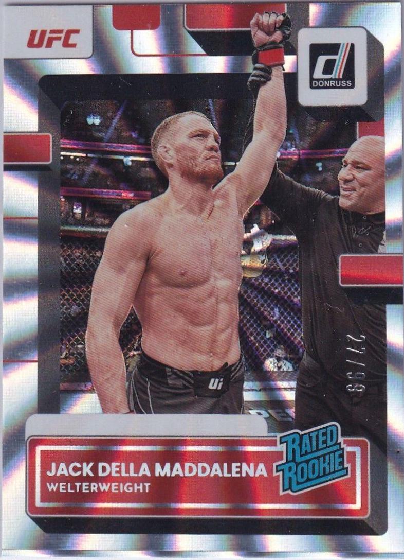 Jack Della Maddalena 2023 Panini Donruss UFC Base #208 Laser