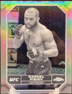 Rafael Fiziev 2024 Topps Chrome UFC Base #159 Negative Refractor