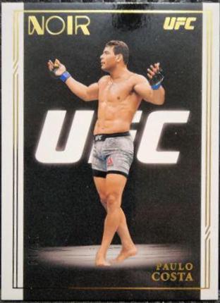 Paulo Costa 2021 Panini Chronicles UFC Base Noir #319 Gold