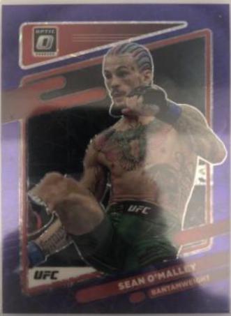 Sean O'Malley 2022 Panini Donruss Optic UFC Base #9 Purple Velocity