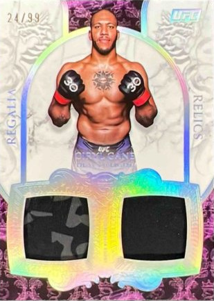 Ciryl Gane 2025 Topps Royalty UFC Regalia Relics #RR-CG Platinum