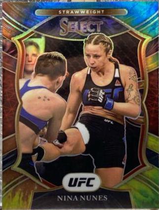 Nina Nunes 2021 Panini Select UFC Concourse #49 Tie Dye