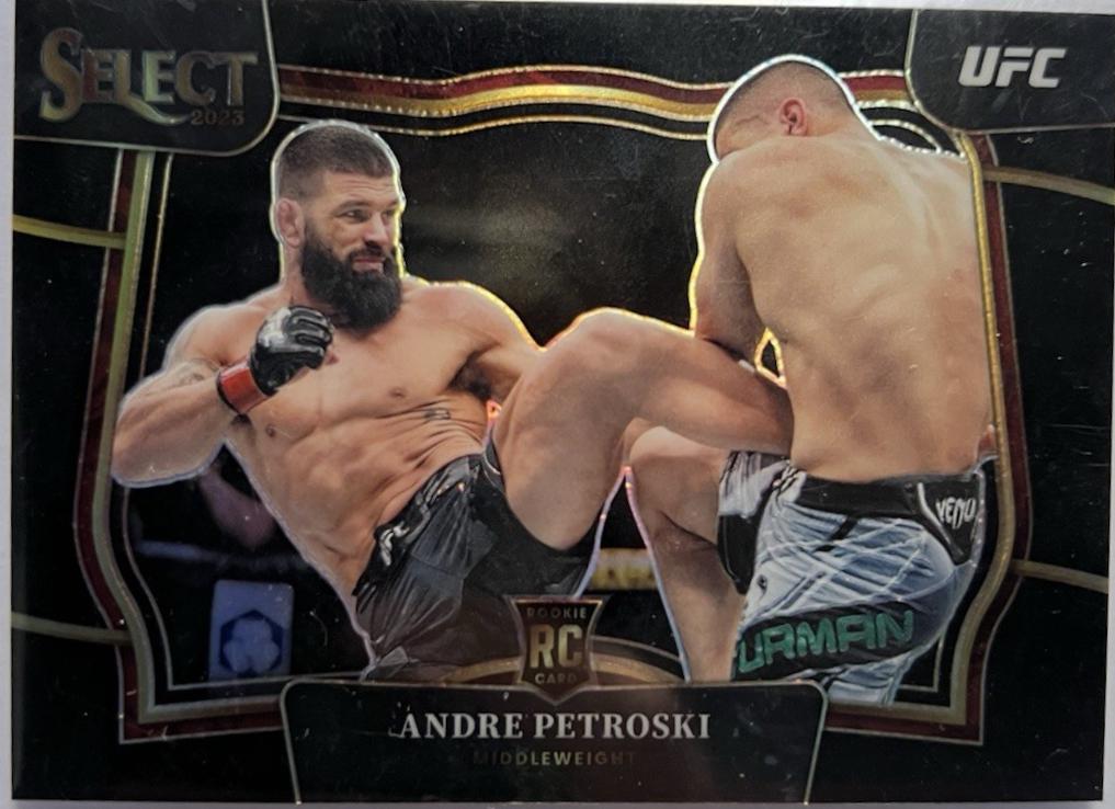 Andre Petroski 2023 Panini Select UFC Octagonside #224 Black Blue