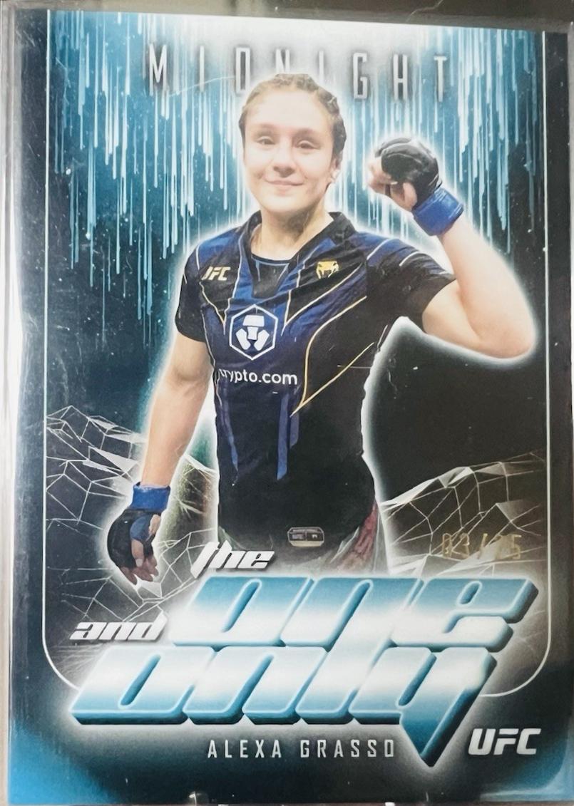 Alexa Grasso 2024 Topps Midnight UFC The One and Only #TO-26 Moonrise