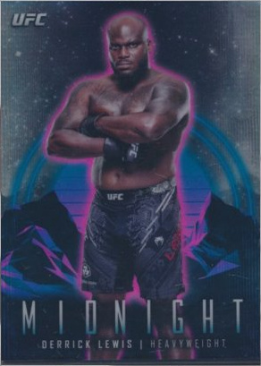 Derrick Lewis 2024 Topps Midnight UFC Base #21 Topps Industry Conference Promo
