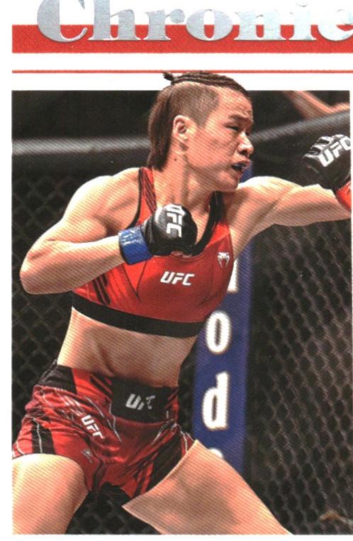 Zhang Weili 2023 Panini Chronicles UFC Base Chronicles #46 Silver