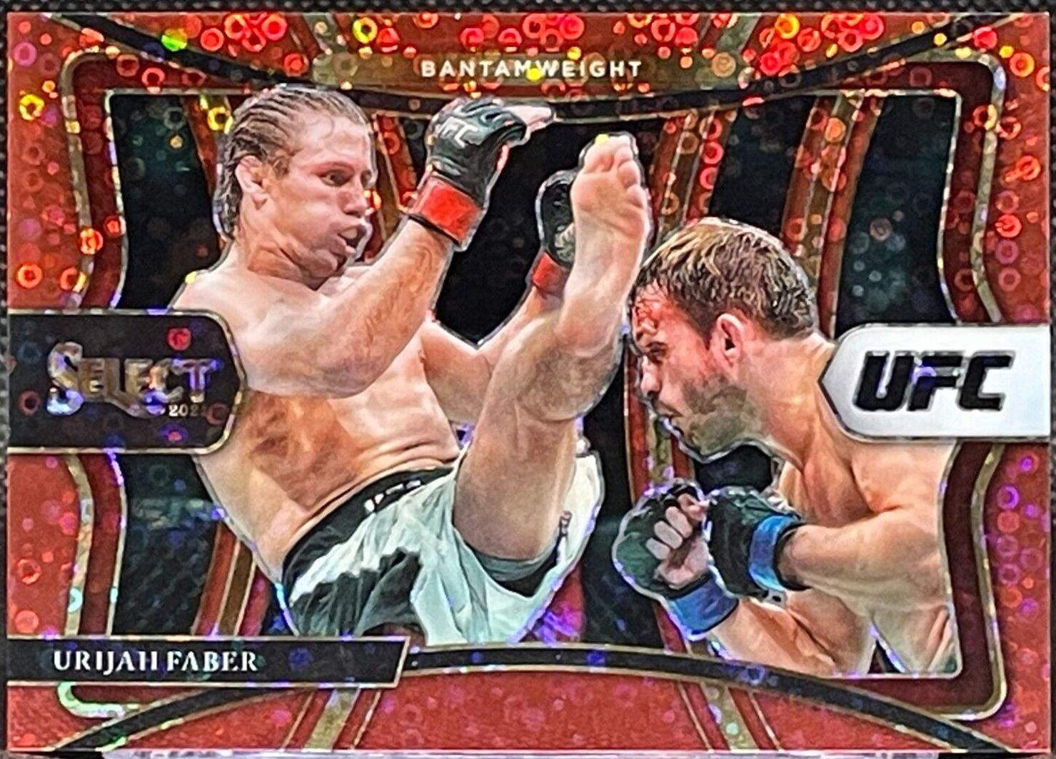 Urijah Faber 2021 Panini Select UFC Premier Level #127 Red Disco