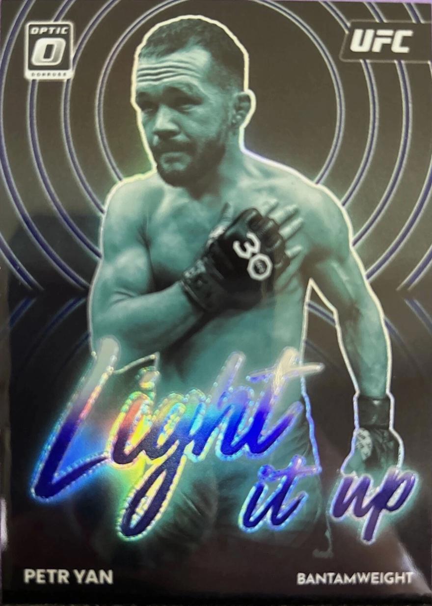 Petr Yan 2023 Panini Donruss Optic UFC Light It Up #6 Purple