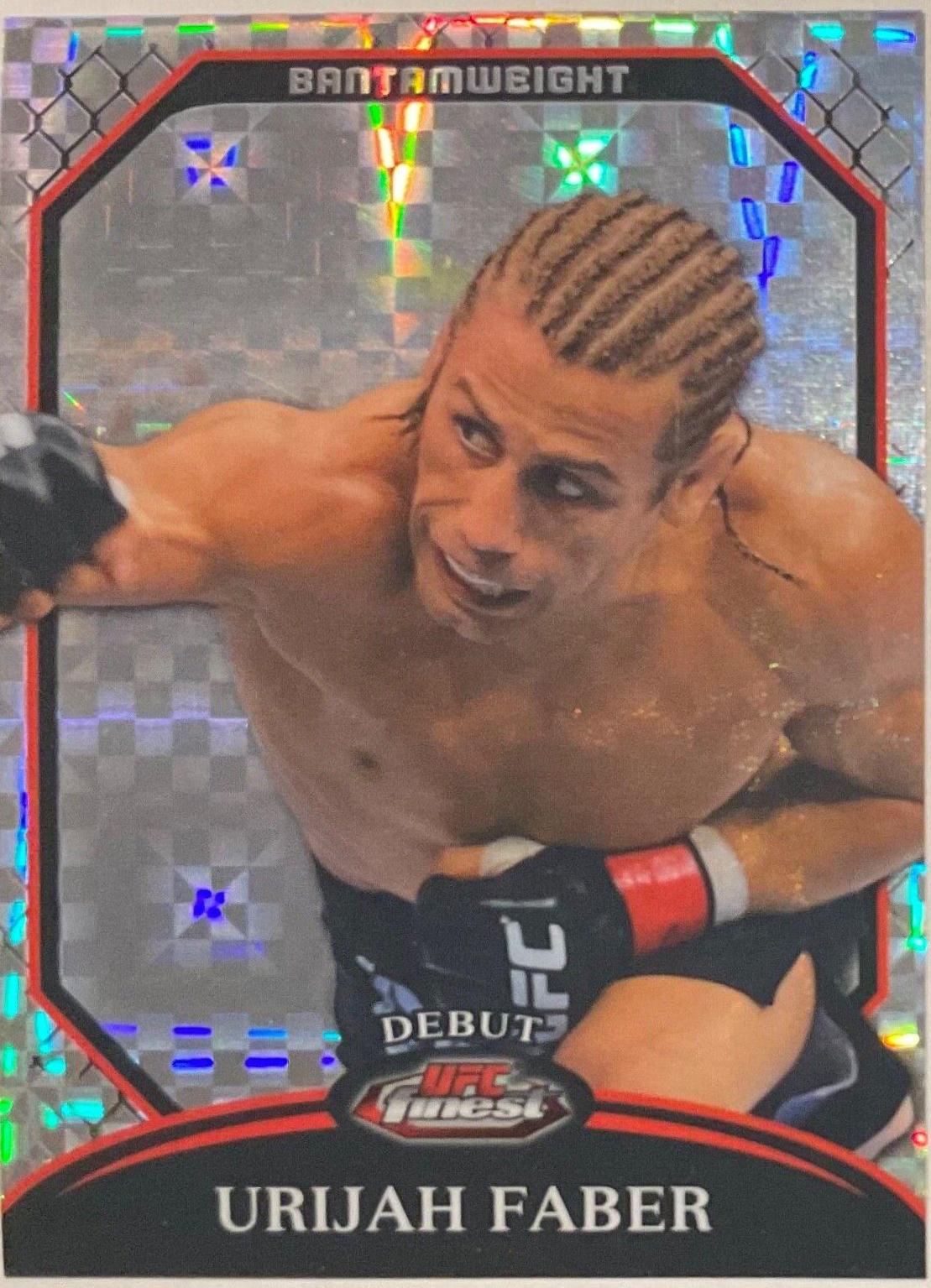 Urijah Faber 2011 Topps Finest UFC Base #32 Refractor