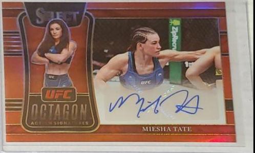 Miesha Tate 2022 Panini Select UFC Octagon Action Signatures #13 Disco