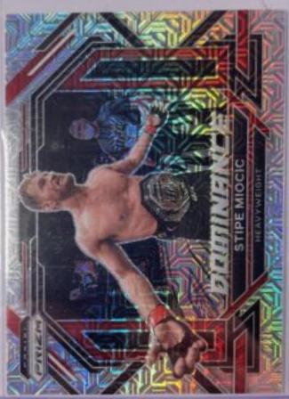 Stipe Miocic 2023 Panini Prizm UFC Dominance #3 Mojo