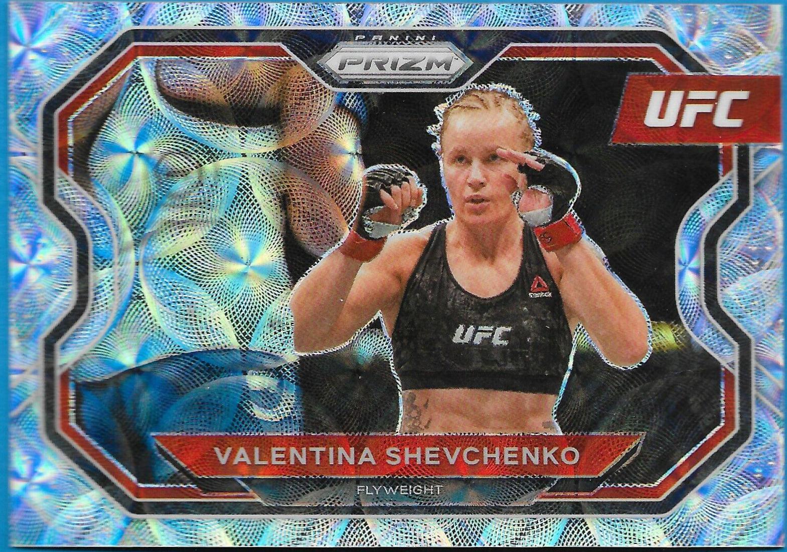 Valentina Shevchenko 2021 Panini Prizm UFC Base #139 Premium