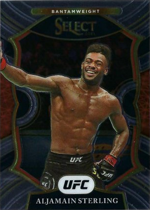Aljamain Sterling 2021 Panini Select UFC Concourse #46 Black Disco