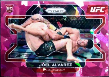 Joel Alvarez 2022 Panini Prizm UFC Base #93 Pink Ice