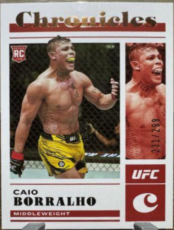Caio Borralho 2023 Panini Chronicles UFC Base Chronicles #76 Bronze