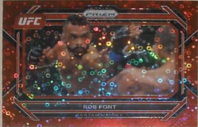 Rob Font 2023 Panini Prizm Under Card UFC Base #21 Red