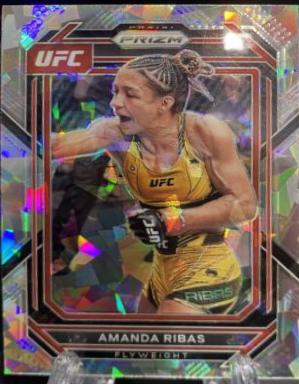 Amanda Ribas 2023 Panini Prizm UFC Base #161 Ice