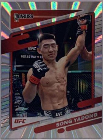 Song Yadong 2022 Panini Donruss UFC Base #103 Silver