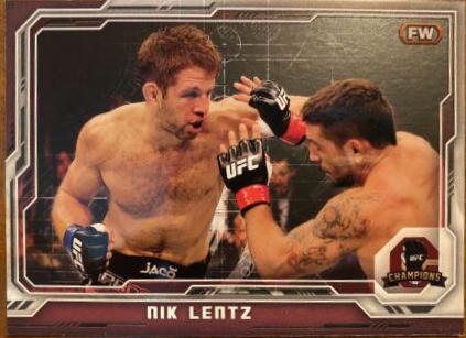 Nik Lentz 2014 Topps UFC Champions Base #38 Red