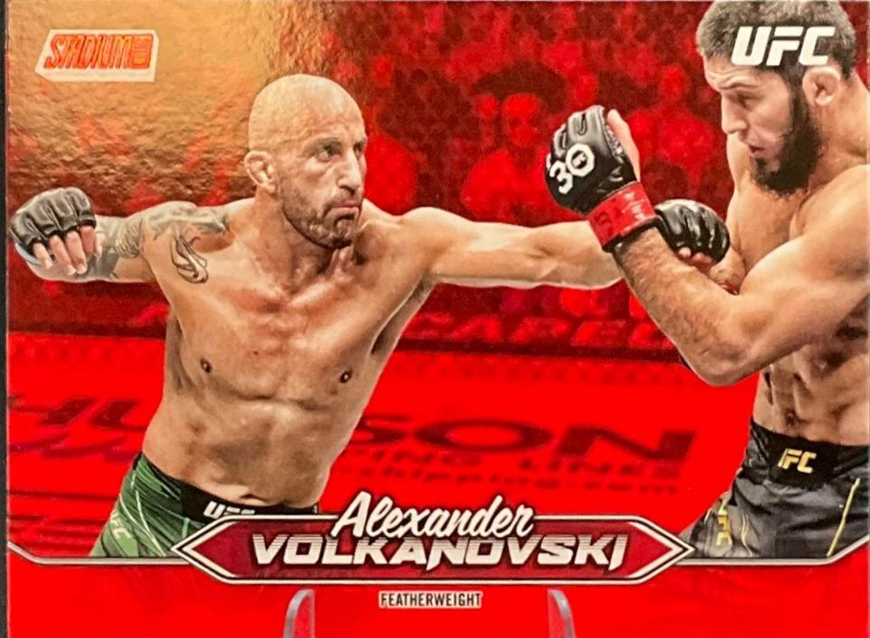 Alexander Volkanovski 2025 Topps Stadium Club UFC Base #14 Red