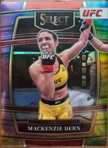 Mackenzie Dern 2022 Panini Select UFC Concourse #10 Tie Dye