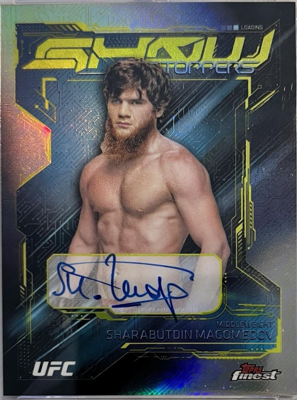 Shara Magomedov 2025 Topps Finest UFC Showstopper Autographs #SSA-SM Refractor