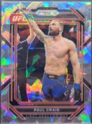 Paul Craig 2023 Panini Prizm UFC Base #164 Ice
