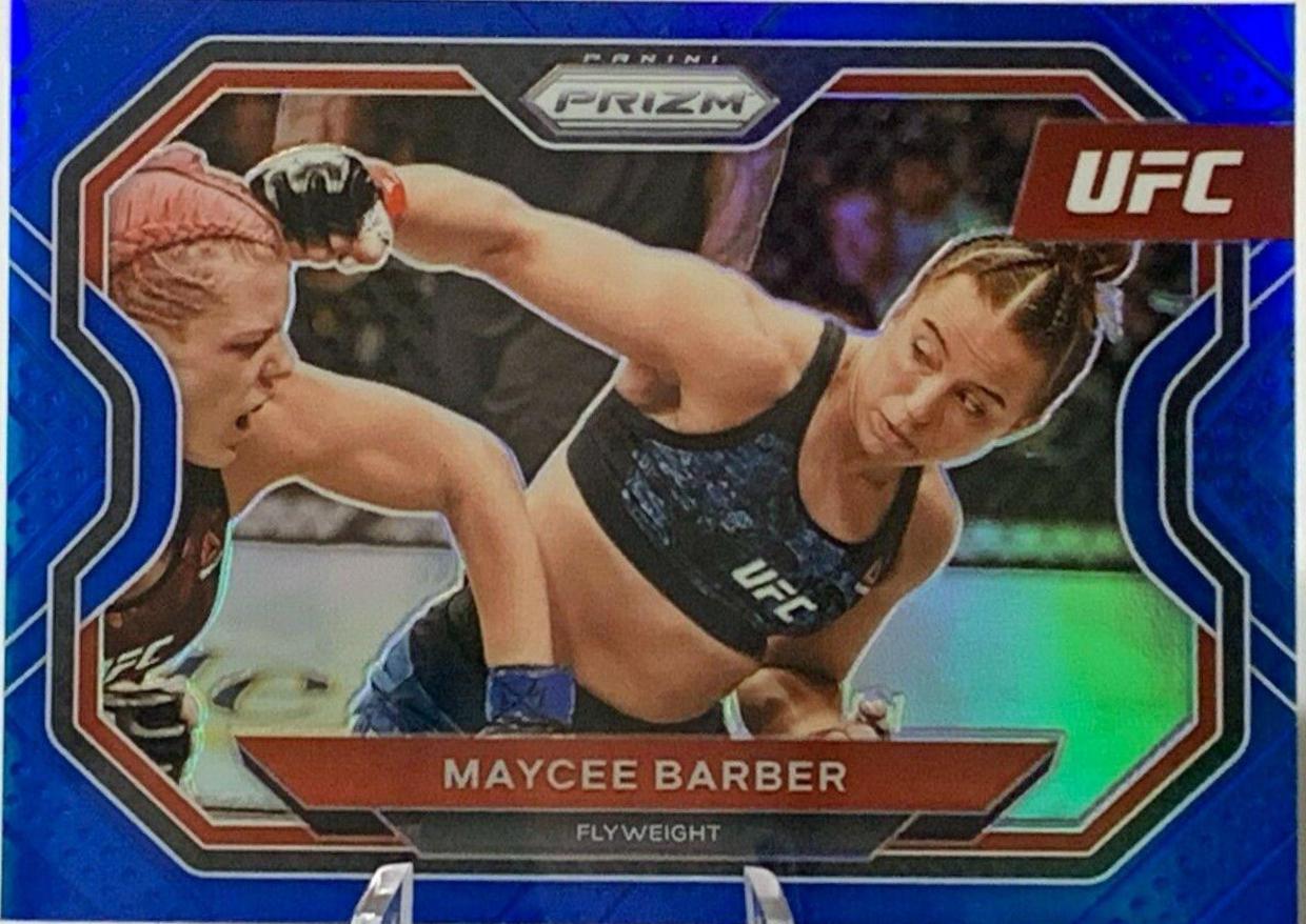Maycee Barber 2021 Panini Prizm UFC Base #163 Blue
