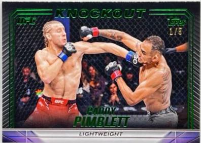 Paddy Pimblett 2024 Topps Knockout UFC Base #12 Emerald