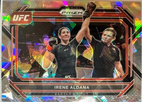 Irene Aldana 2023 Panini Prizm UFC Base #72 Ice