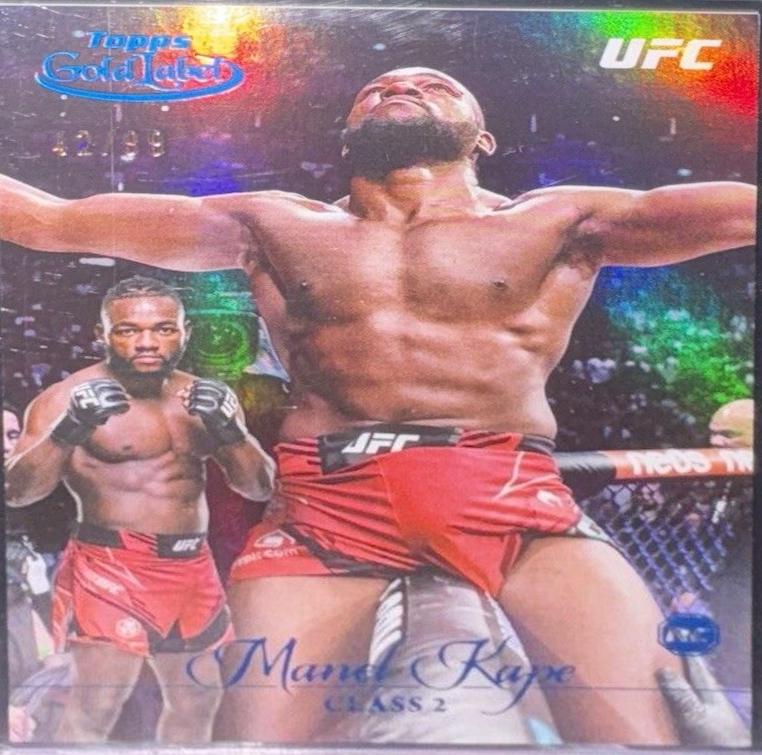Manel Kape 2024 Topps Gold Label UFC Base Class II #69 Blue