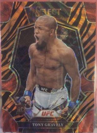 Tony Gravely 2023 Panini Select UFC Premier Level #191 Tiger