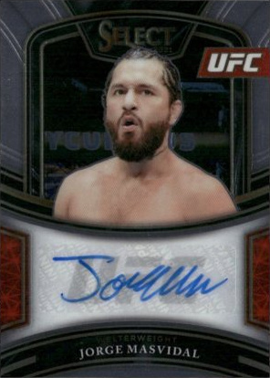 Jorge Masvidal 2021 Panini Select UFC Signatures #26 Black Prizms