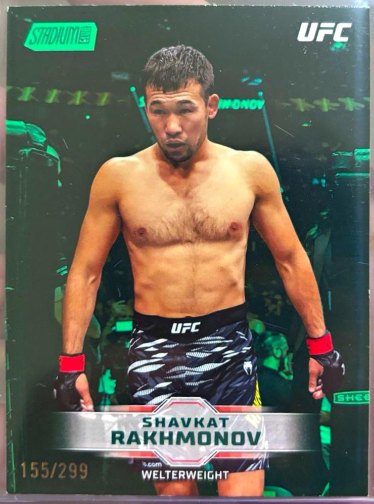 Shavkat Rakhmonov 2026 Topps Stadium Club UFC Base #29 Green
