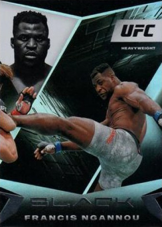 Francis Ngannou 2021 Panini Chronicles UFC Base Black #109 Platinum