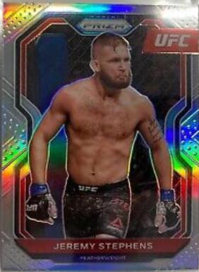 Jeremy Stephens 2021 Panini Prizm UFC Base #54 Silver