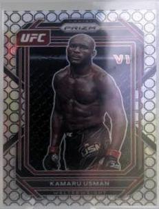 Kamaru Usman 2023 Panini Prizm UFC Base #120 Octagon