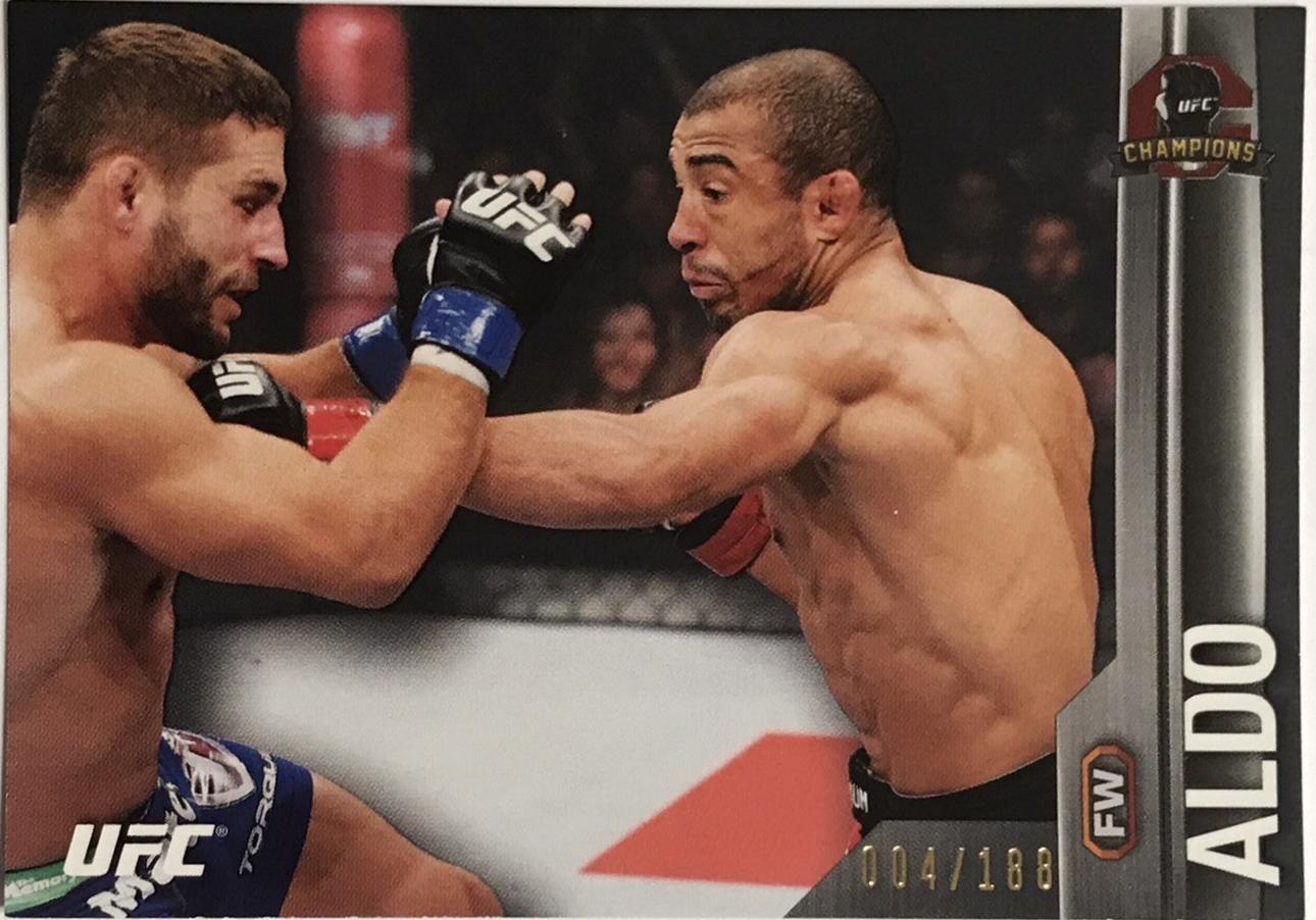 José Aldo 2015 Topps UFC Champions Base #30 Black