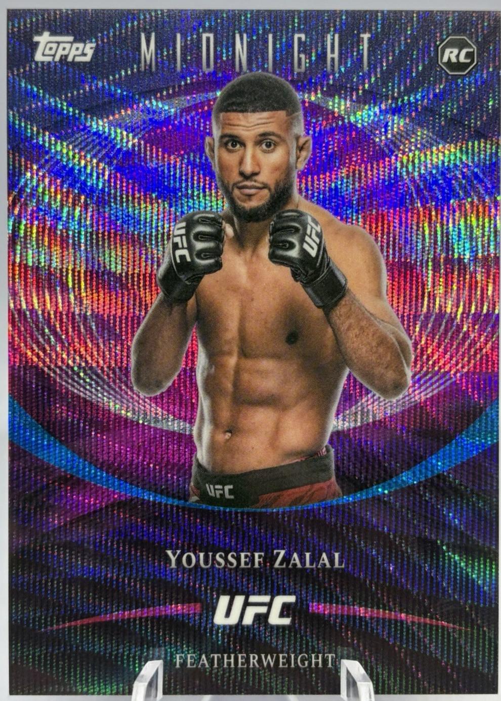 Youssef Zalal 2026 Topps Midnight UFC Base #46 Midnight
