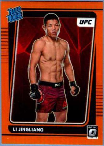Li Jingliang 2022 Panini Donruss Optic UFC Base #113 Orange