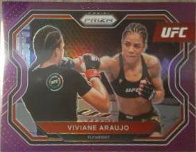 Viviane Araujo 2021 Panini Prizm UFC Base #149 Purple