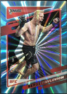 Sergei Pavlovich 2022 Panini Donruss UFC Base #198 Teal