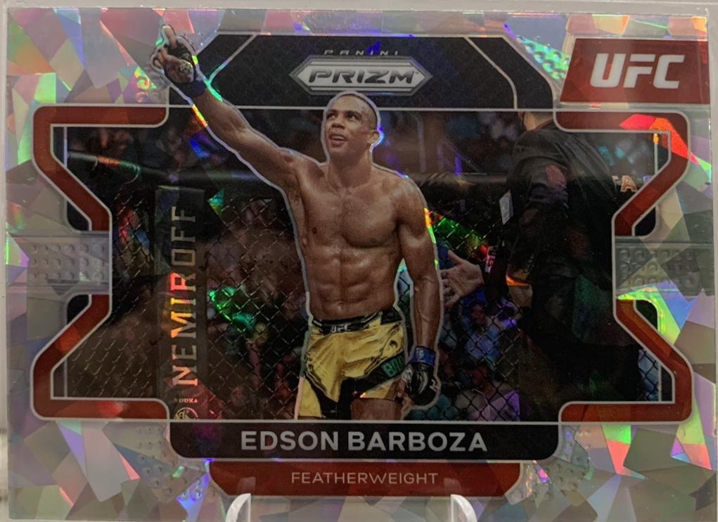 Edson Barboza 2022 Panini Prizm UFC Base #31 Ice