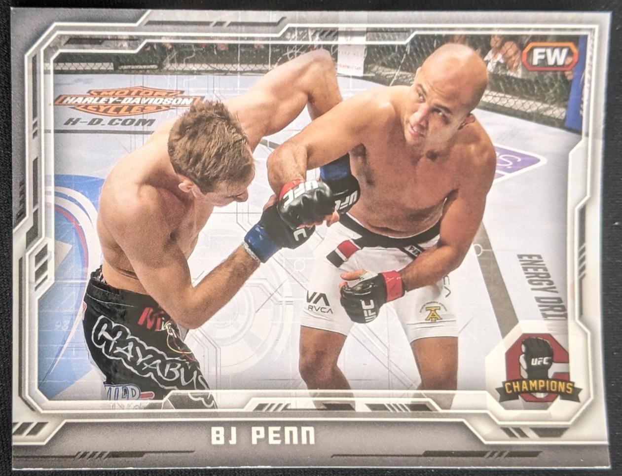 BJ Penn 2014 Topps UFC Champions Base #123 Silver